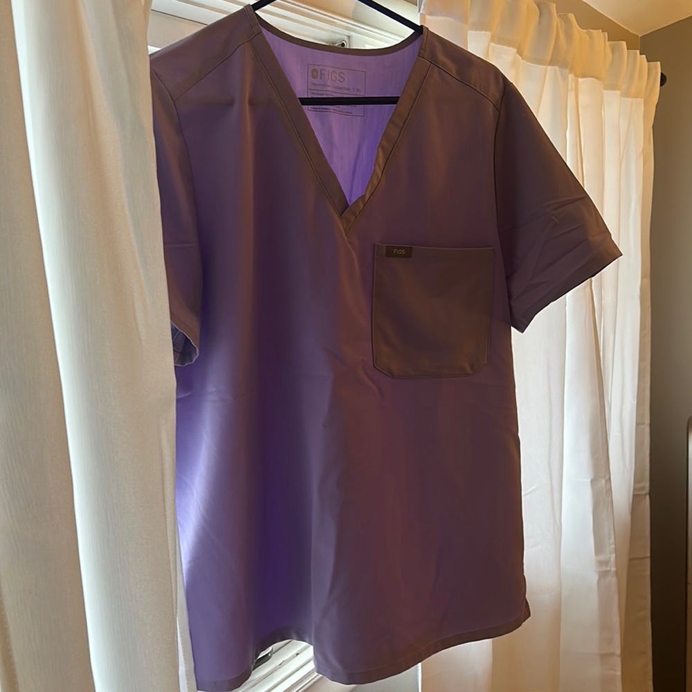 Figs lavender dew XL top and bottom set